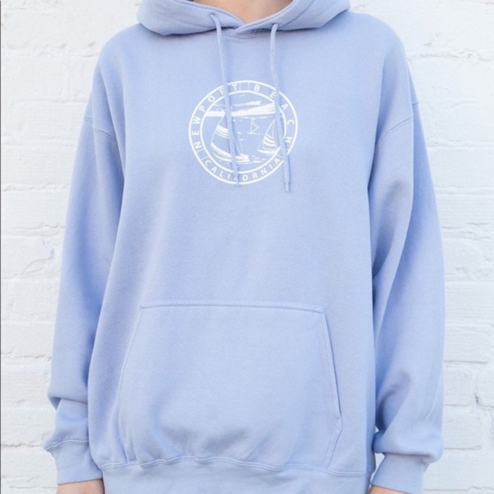 Brandy Melville Oversized Newport Beach Hoodie (Size L/XL)